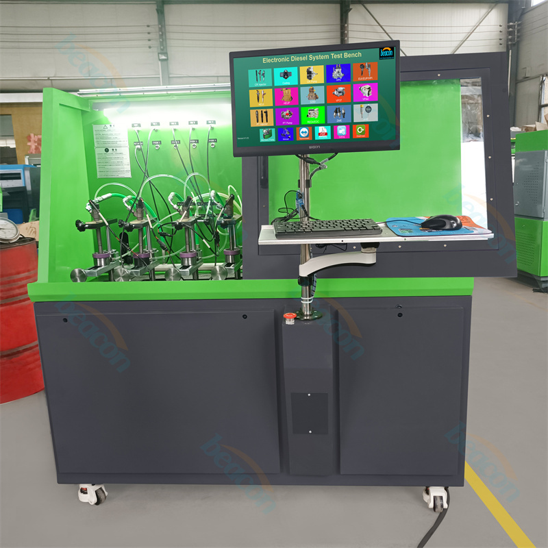 {Профессиональный испытательный стенд для форсунок Common Rail CR304 поддерживает одновременно 4 форсунки}