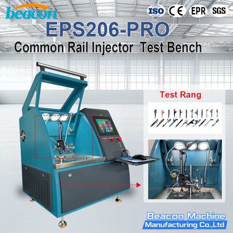 {EPS206-PRO Профессиональный стенд для испытания форсунок Common Rail для соленоидных и пьезоэлектрических форсунок}
