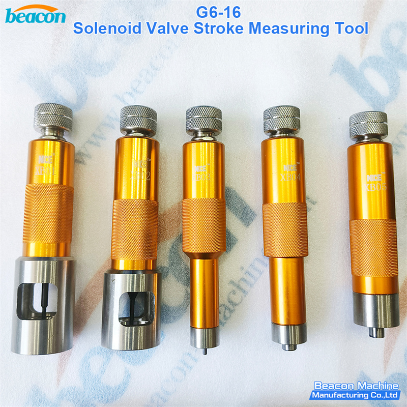 {G6-16 Полный набор инструментов для измерения хода форсунки Common Rail для Bosch Delphi}