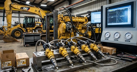Инжектор HEUI Caterpillar C7 C9 C12: Настройка стенда для испытаний и руководство по ремонту для 235-0681 / 10R-7225 / 188-1320