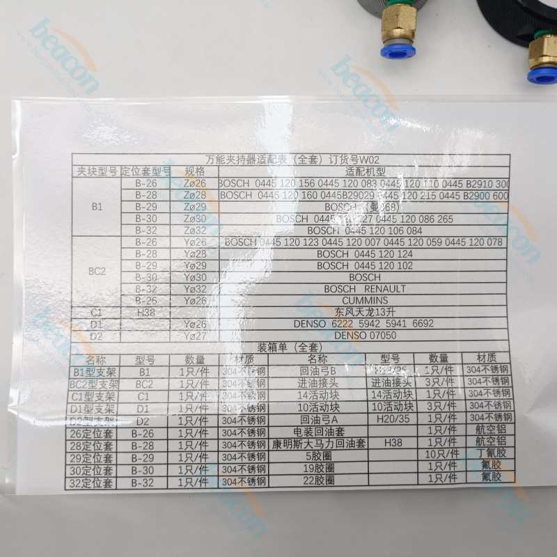 Fuel Injector Calibration Kit, Bosch Injector Repair Tools, Denso Injector Service Tools