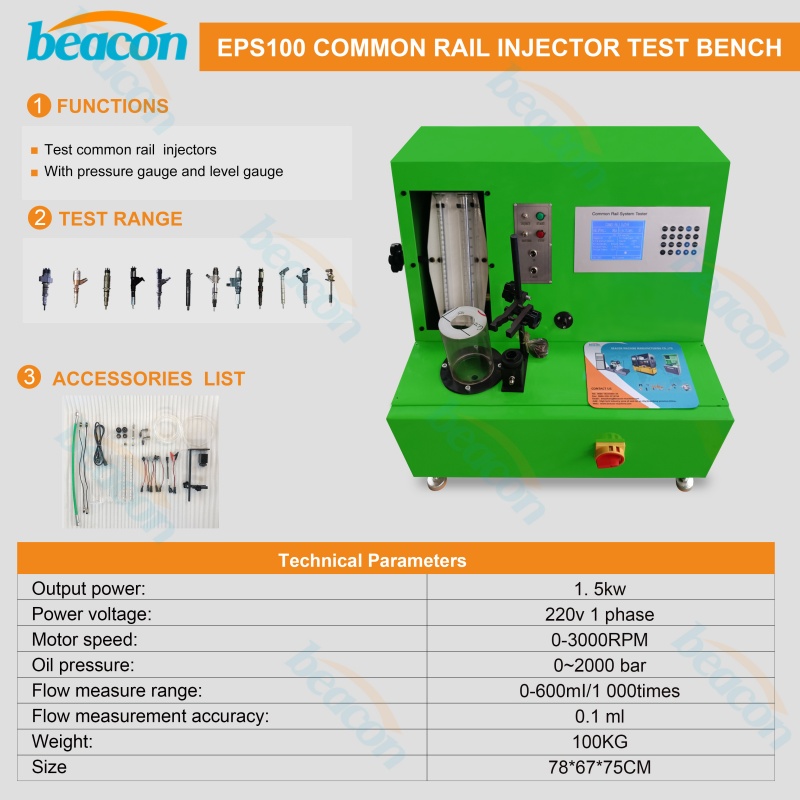 EPS100 Test Bench, Common Rail Injector Tester, EPS108 Calibration Machine EPS100 Test Bench, Common Rail Injector Tester, EPS108 Calibration Machine