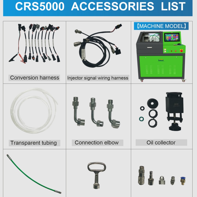 CRS5000 Test Bench, Common Rail Injector Tester, Diesel Injection Diagnostic Tool CRS5000 Test Bench, Common Rail Injector Tester, Diesel Injection Diagnostic Tool
