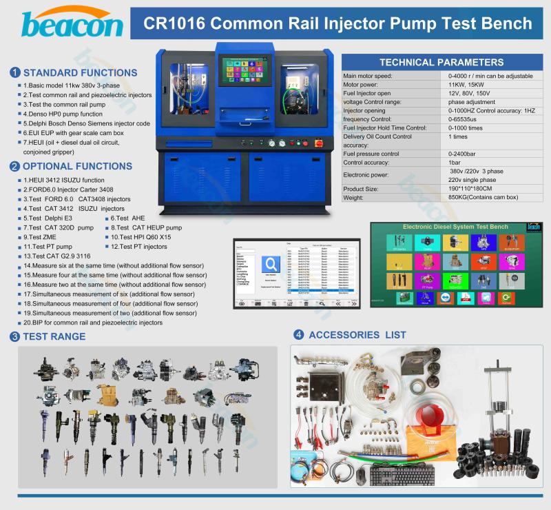 Common Rail Test Bench, Diesel Injector Pump Tester, HEUI EUI EUP Calibration Common Rail Test Bench, Diesel Injector Pump Tester, HEUI EUI EUP Calibration