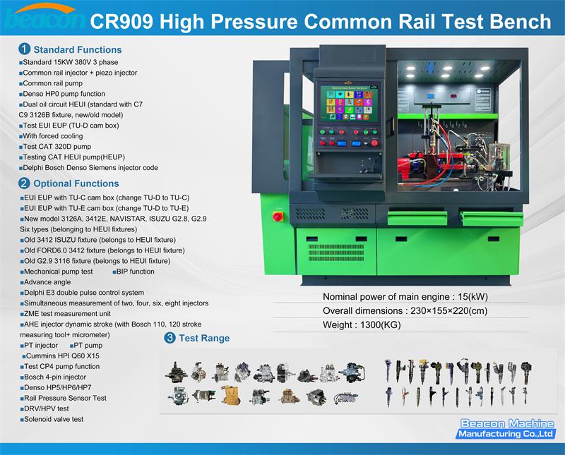 Common Rail Comprehensive Test Bench, Diesel Injector Tester, EUI EUP HEUI Calibration Common Rail Comprehensive Test Bench, Diesel Injector Tester, EUI EUP HEUI Calibration