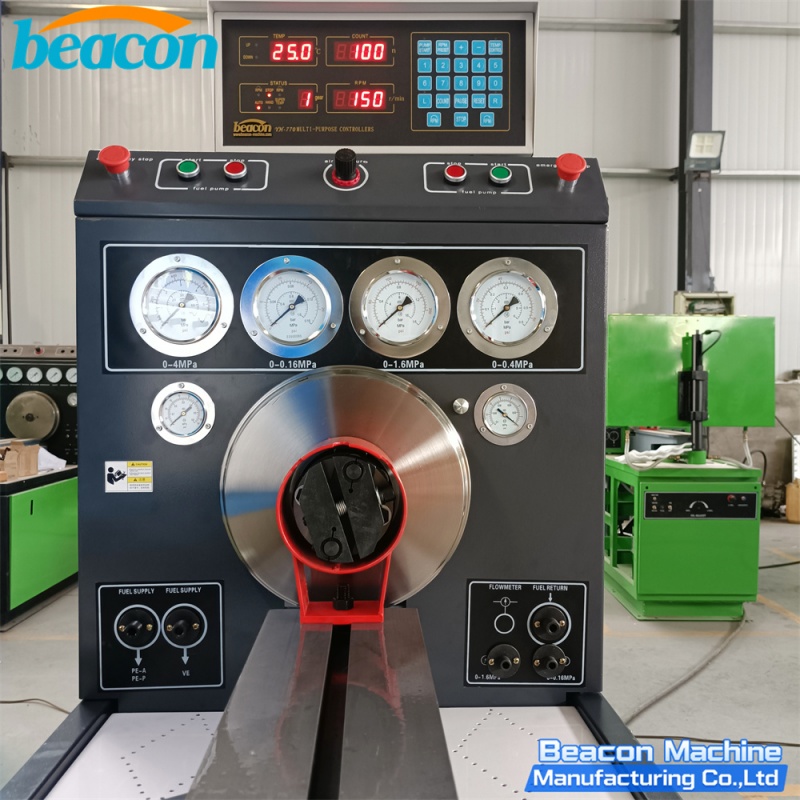 Mechanical Diesel Pump Tester, Fuel Injection Calibration Rig, 8 Cylinder Pump Test Bench