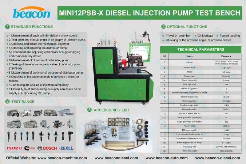 Mini Diesel Pump Test Bench, Fuel Injection Pump Tester, Mechanical Pump Test Rig Mini Diesel Pump Test Bench, Fuel Injection Pump Tester, Mechanical Pump Test Rig