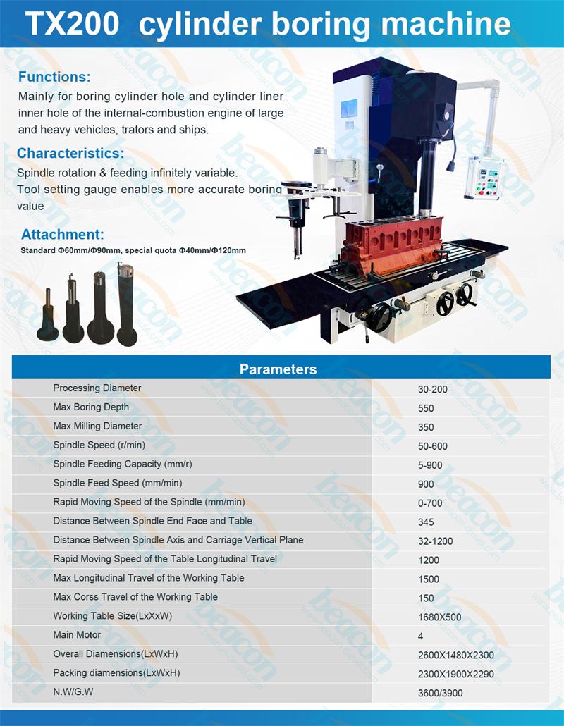 Vertical Cylinder Boring Machine, Engine Rebuilding Machine, Heavy Duty Boring Milling Machine Vertical Cylinder Boring Machine, Engine Rebuilding Machine, Heavy Duty Boring Milling Machine