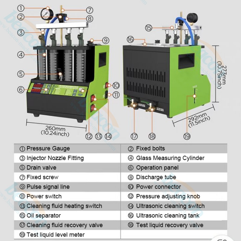Fuel Injector Cleaner, Ultrasonic Testing Machine, Gasoline Service Tool