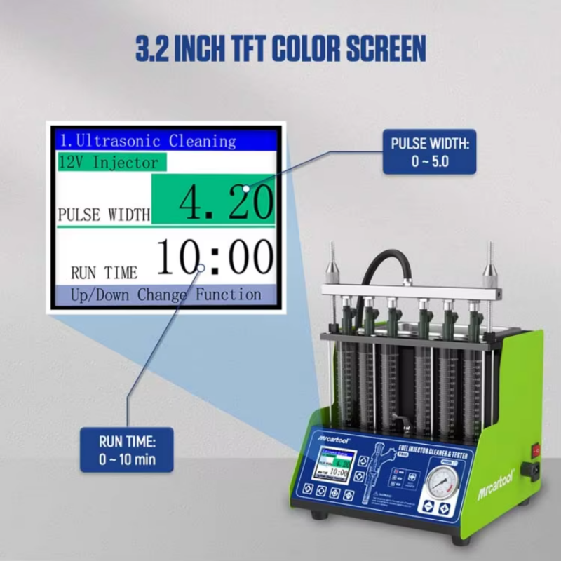 Injector Diagnostic Tool, Fuel Flow Tester, Auto Fuel System Cleaner