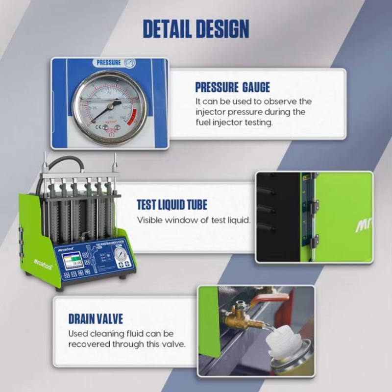 Injector Diagnostic Tool, Fuel Flow Tester, Auto Fuel System Cleaner